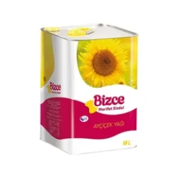 Bizce Ayçiçek Yağı 18 Litre - Bizce
