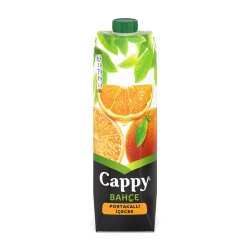  Cappy Portakallı İçecek Karton Kutu 1 L - Cappy