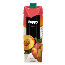 Cappy Şeftali Nektarı Karton Kutu 1 L - Cappy