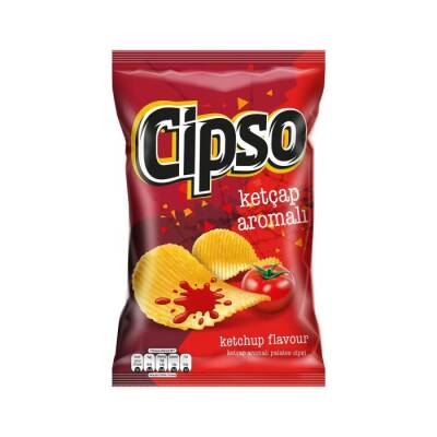 Cipso Ketçap Aromalı Patates Cipsi Süper 110 g - 1