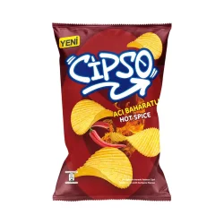 Cipso Tırtıklı Acı Baharatlı Süper Boy Cips 104 gr - cipso