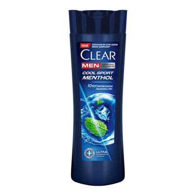Clear Men Şampuan Cool Sport Menthol 350 ml - 1