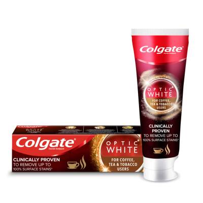 Colgate Optic White For Coffee Tea Tobaco Users Diş Macunu 50 ml - 1