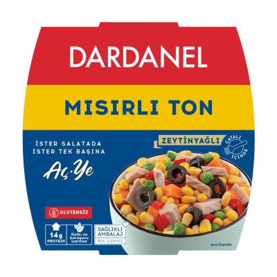 Dardanel Mısırlı Ton Aç-Ye 160 Gr - 1