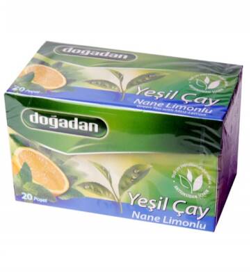 Doğadan Yeşil Çay Nane Limon Karışık Bitki Çayı 20 Poşet - 1
