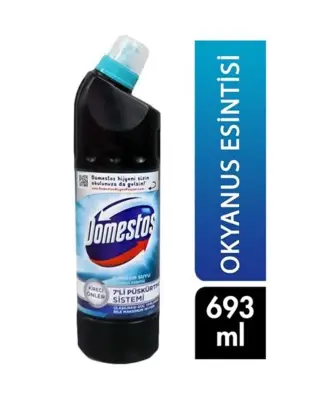 Domestos Çamaşır Suyu 7'li Püskürtme Okyanus Esintisi 693 ml - 1