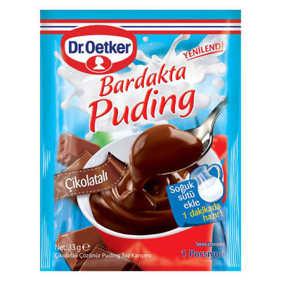 Dr.Oetker Bardakta Puding Çikolatalı 33 gr - 1