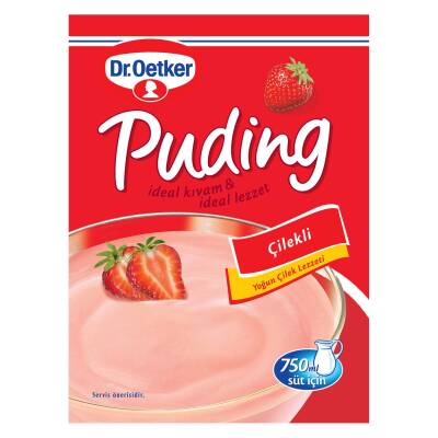 Dr.Oetker Çilekli Puding Toz Karışımı 120 gr - 1