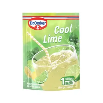 Dr.Oetker Cool Lime Toz İçecek 90 gr - 1