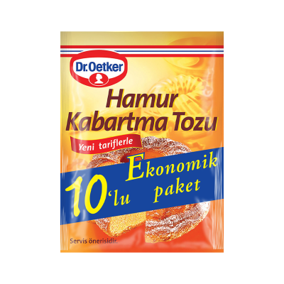Dr.Oetker Hamur Kabartma Tozu 10'lu Paket 100 gr - 1