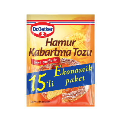 Dr.Oetker Hamur Kabartma Tozu 15'li Paket - 1