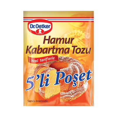 Dr.Oetker Hamur Kabartma Tozu 5'li Paket 50 gr - 1