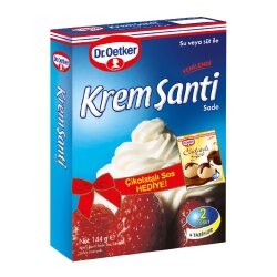 Dr.Oetker Krem Şanti 2 x 72 gr + Çikolata Sos 98 gr - Dr. Oetker