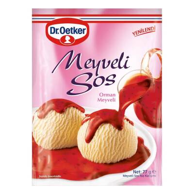 Dr.Oetker Meyveli Tatlı Sos 77 gr - 1