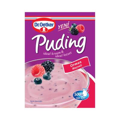 Dr.Oetker Orman Meyveli Puding Toz Karışımı 81 gr - 1