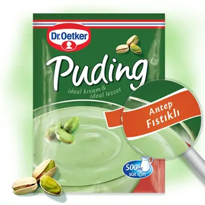 Dr.Oetker Antep Fıstıklı Puding Toz Karışımı 91 gr - 1