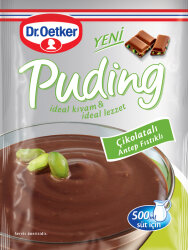 Dr.Oetker Puding Çikolatalı Antep Fıstıklı 100 gr - Dr. Oetker