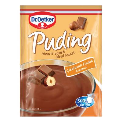Dr.Oetker Puding Çikolatalı Fındıklı 102 gr - 1