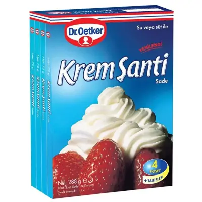 Dr.Oetker Sade Krem Şanti 4'lü 288 gr - 1
