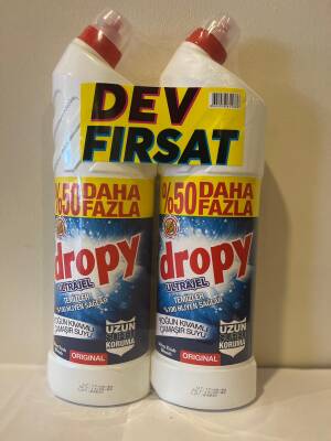 Dropy 2'li Yoğun Kıvamlı Çamaşır Suyu 1150 ml - 1