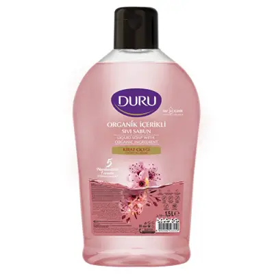 Duru Organik Sıvı Sabun Kiraz Çiçeği 1,5 Litre - 1