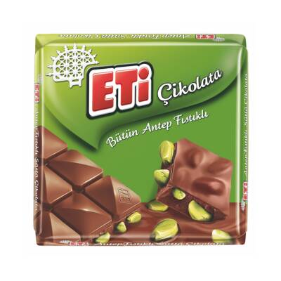 Eti Antep Fıstıklı Kare Çikolata 60 G - 1