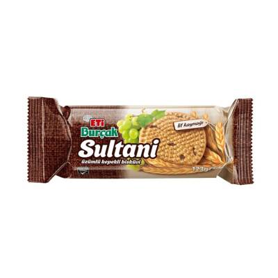Eti Burçak Sultani Üzümlü Kepekli Bisküvi 123 G - 1
