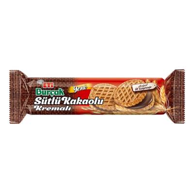 Eti Burçak Sütlü Kakao Kremalı Bisküvi 100 G - 1