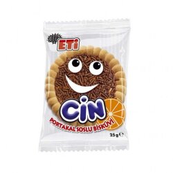 Eti Cin Portakallı Bisküvi 25 G - Eti