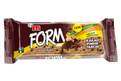Eti Form Kakaolu, Fındıklı ve Tarçınlı Kepekli Bisküvi 40 G - Eti