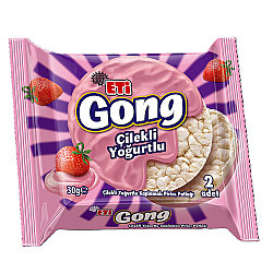 Eti Gong Çilekli Yoğurtlu Kaplamalı 30 G - Eti