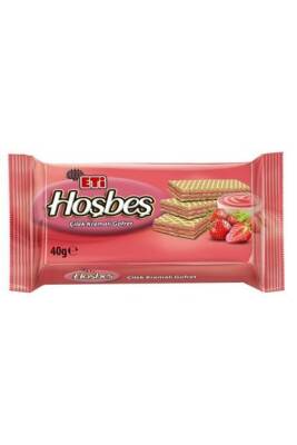 Eti Hoşbeş Çilek Kremalı Gofret 40 G - 1