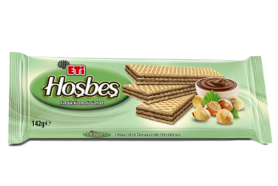 Eti Hoşbeş Fındık Kremalı Gofret 142 G - 1