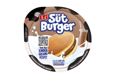 Eti Süt Burger Sütlü Kakaolu Krema Dolgulu Ballı Kek 35 G - 1
