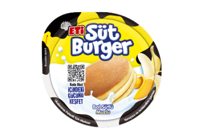 Eti Süt Burger Sütlü Muzlu Krema Dolgulu Kek 35 G - 1