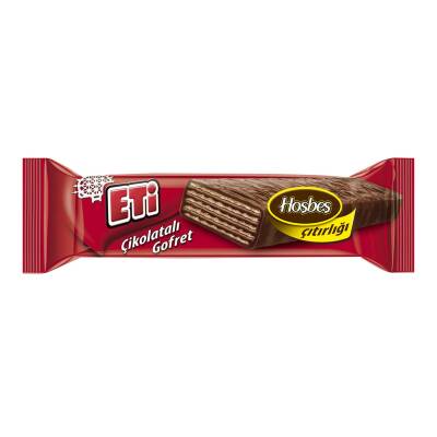 Eti Sütlü Çikolata Kaplı Fındık Kremalı Gofret 34 G - 1