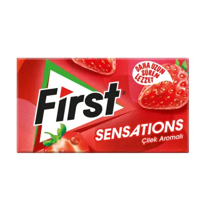 First Sensations Çilek Aromalı Sakız 27 G - 1
