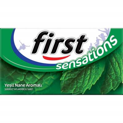 First Sensations Yeşil Nane Aromalı Sakız 27 G - 1