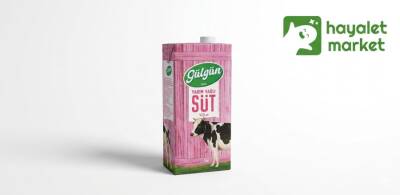 Gülgün Uht Yarım Yağlı Süt 1Lt - 1