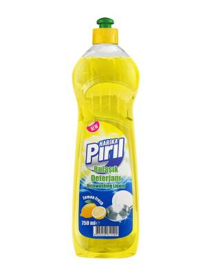 Harika Pırıl Sarı Limon Kokulu Bulaşık Deterjanı 750 ml - 1
