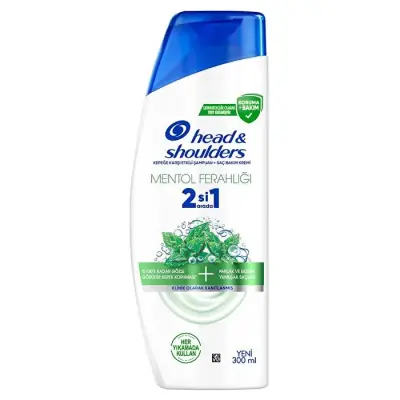 Head & Shoulders Şampuan Kepek Karşıtı Mentol Ferahlığı 300 ml - 1