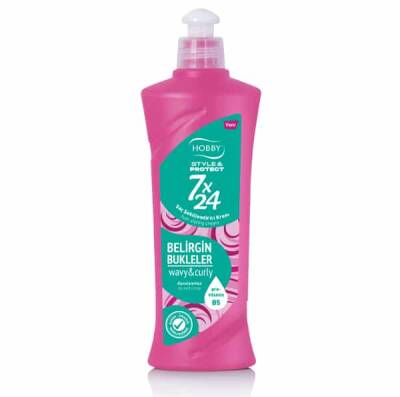 Hobby 7x24 Belirgin Bukleler Saç Şekillendirici Krem 250 ml - 1