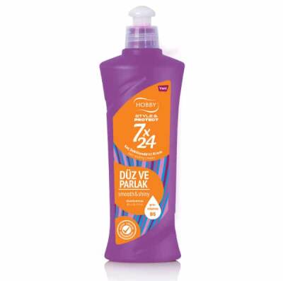 Hobby 7x24 Düz ve Parlak Saç Şekillendirici Krem 250 ml - 1