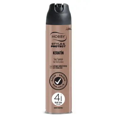 Hobby Saç Spreyi Keratin Güçlü Tutuş 250 ml - 1