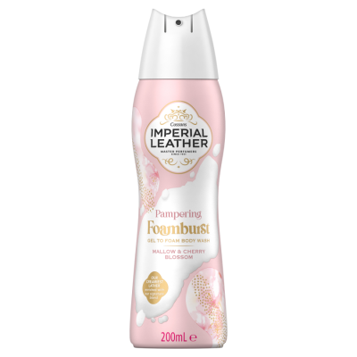 Imperial Leather Pampering Foamburst Mallow & Cherry Blossom Shower Jel 200 ml - 1