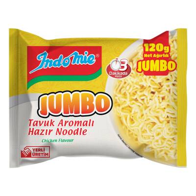 Indomie Jumbo Tavuk Aromalı Hazır Noodle 120 G - 1