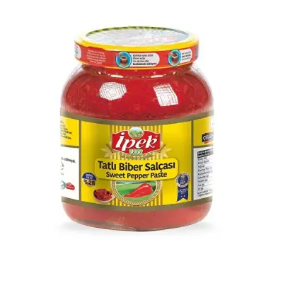 İpek Tatlı Biber Salçası Cam Pet 1600 gr - 1
