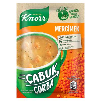 Knorr Çabuk Çorba Mercimek 22 gr - 1