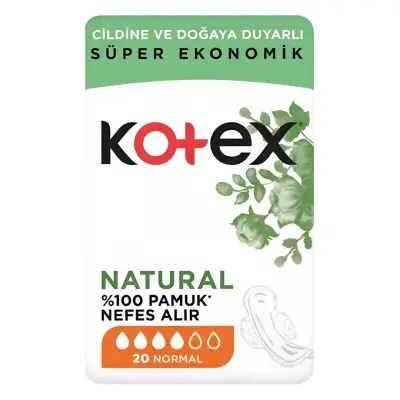Kotex Natural Hijyenik Ped Ultra Normal 20'li - 1