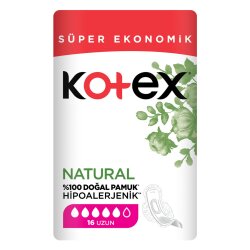  Kotex Natural Ultra Süper Ekonomik Paket Uzun 16'l - Kotex